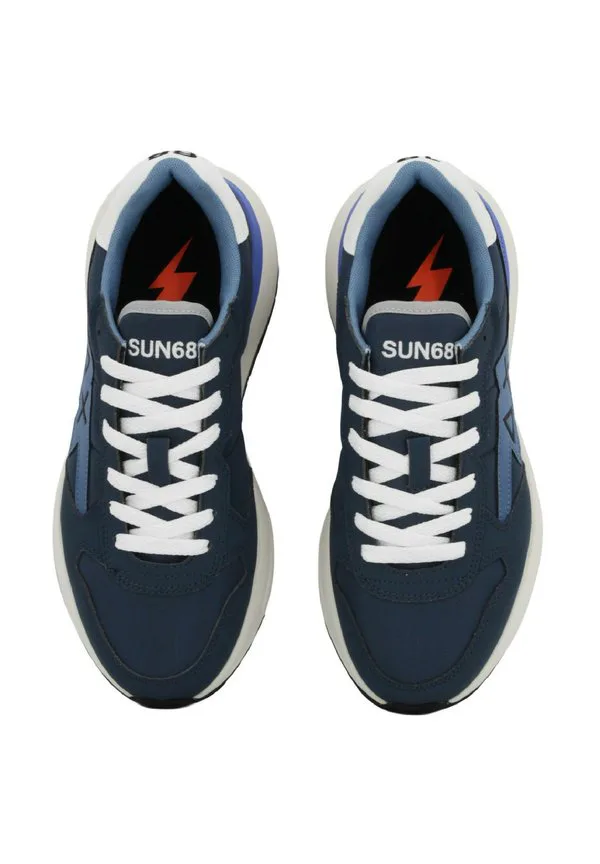 Кроссовки niki solid low Sun68, Navy Blue — фото 3