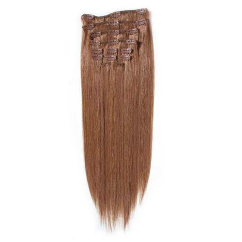 

Накладные волосы fashiongirl clip-in extensions #60 platinblond - 65 cm Fashiongirl, #30 rotbraun - 65 cm, количество 1 шт.