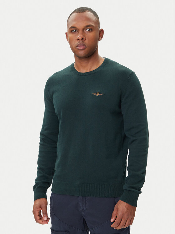 

Свитер regular fit 252MA1611UL00506 Aeronautica Militare, зелёный