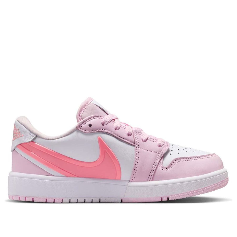 Кроссовки (GS) Air Jordan 1 Low RM EasyOn 'Pink Foam White', розовый — фото 2