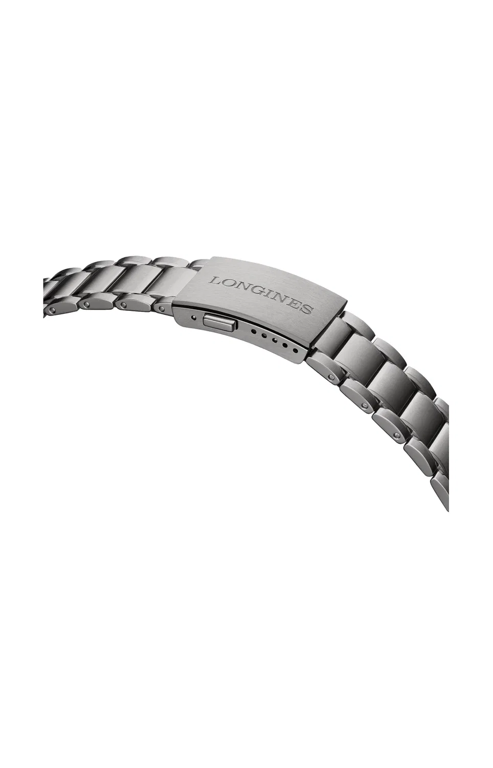 LONGINES SPIRIT ZULU TIME ТИТАН 39 ММ - L3.802.1.53.6, серебряный — фото 4