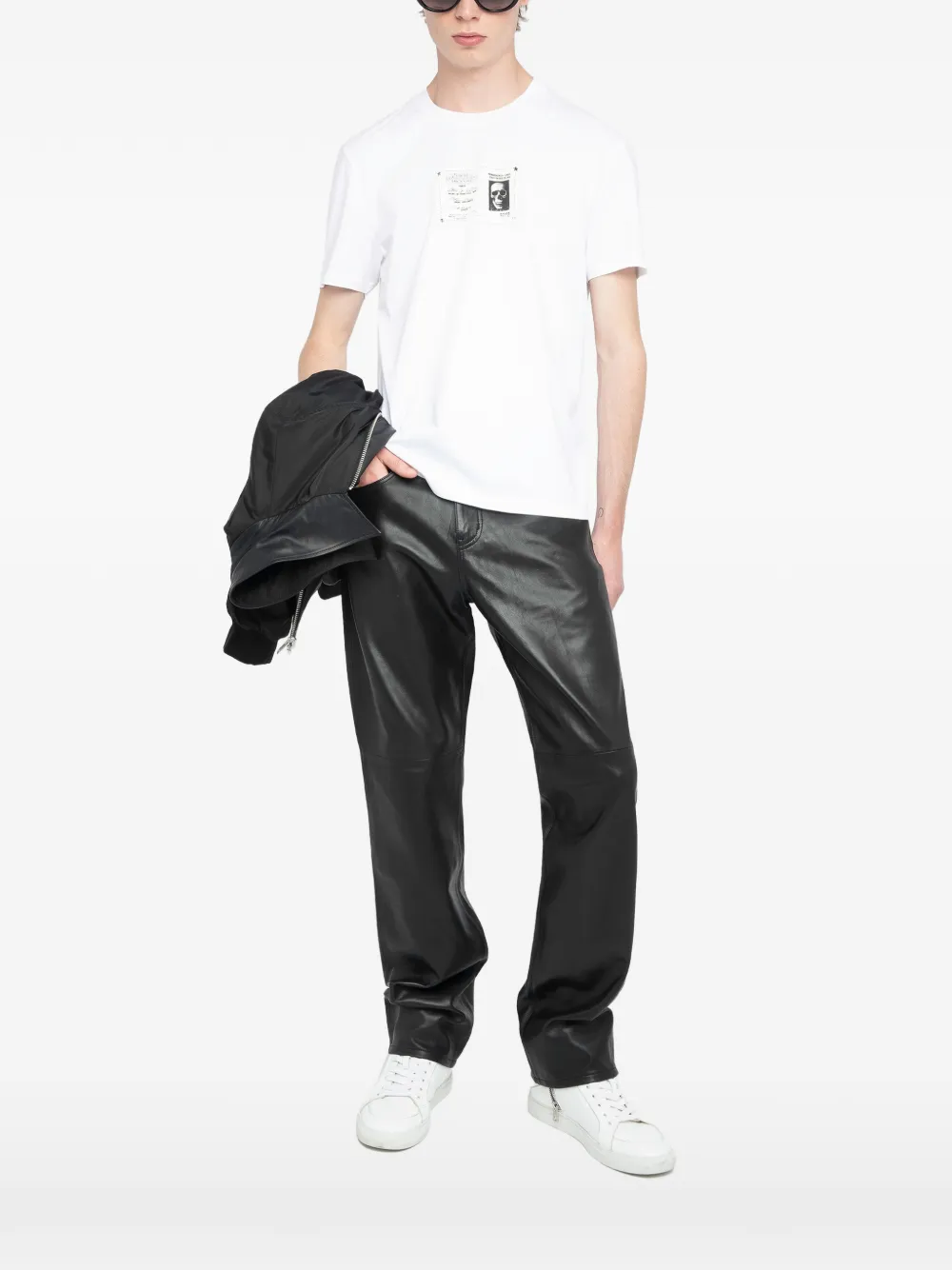 

Топ JMTS01727 с принтом Zadig&Voltaire, белый