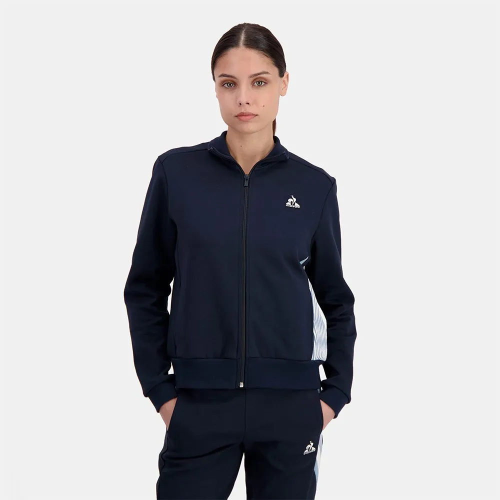 

Толстовка Le Coq Sportif Heritage N°1 full zip, синий