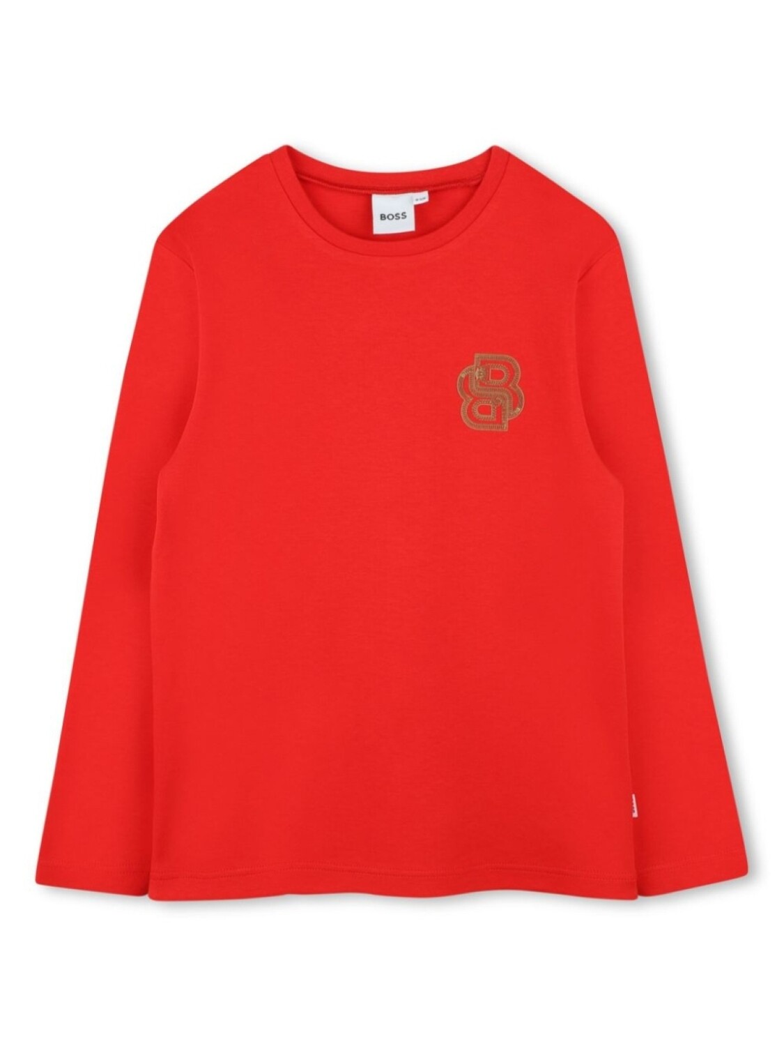 

Футболка с длинными рукавами BOSS Kidswear, красный