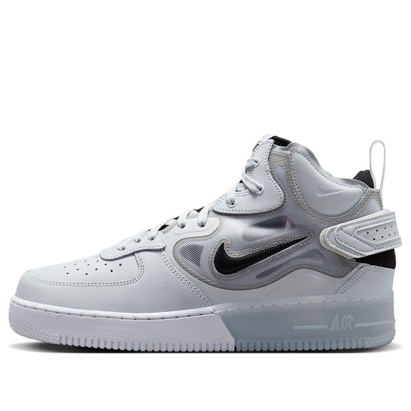 

Кроссовки air force 1 react mid 'grey' Nike, серый