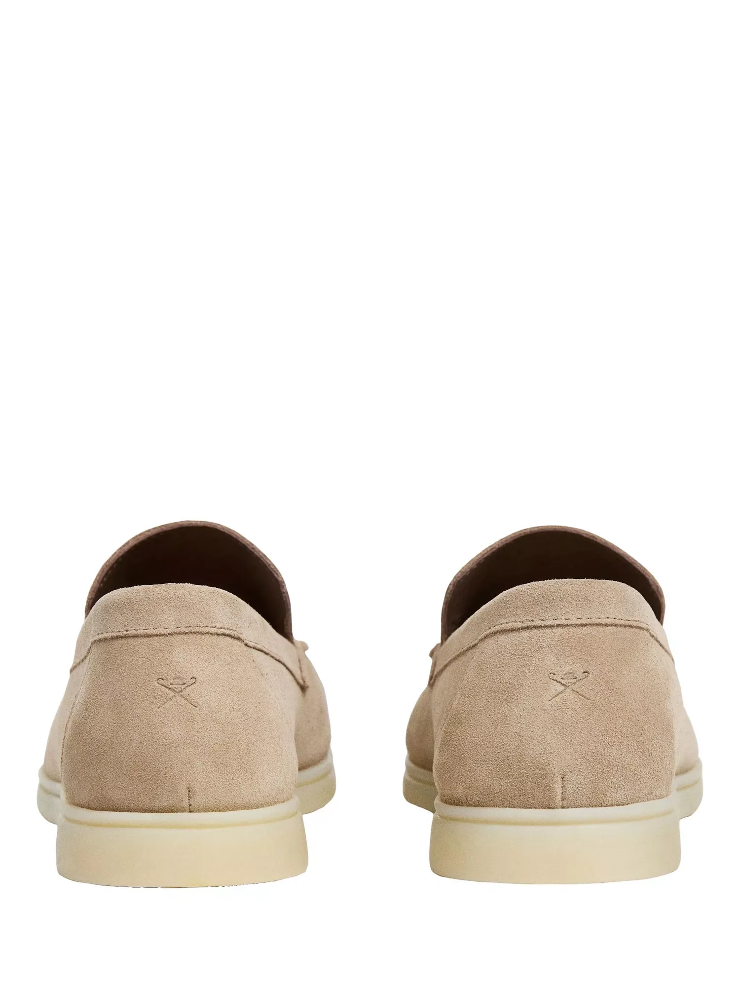 Лоферы Martin из гладкой замши Hackett London, Sand Beige — фото 4