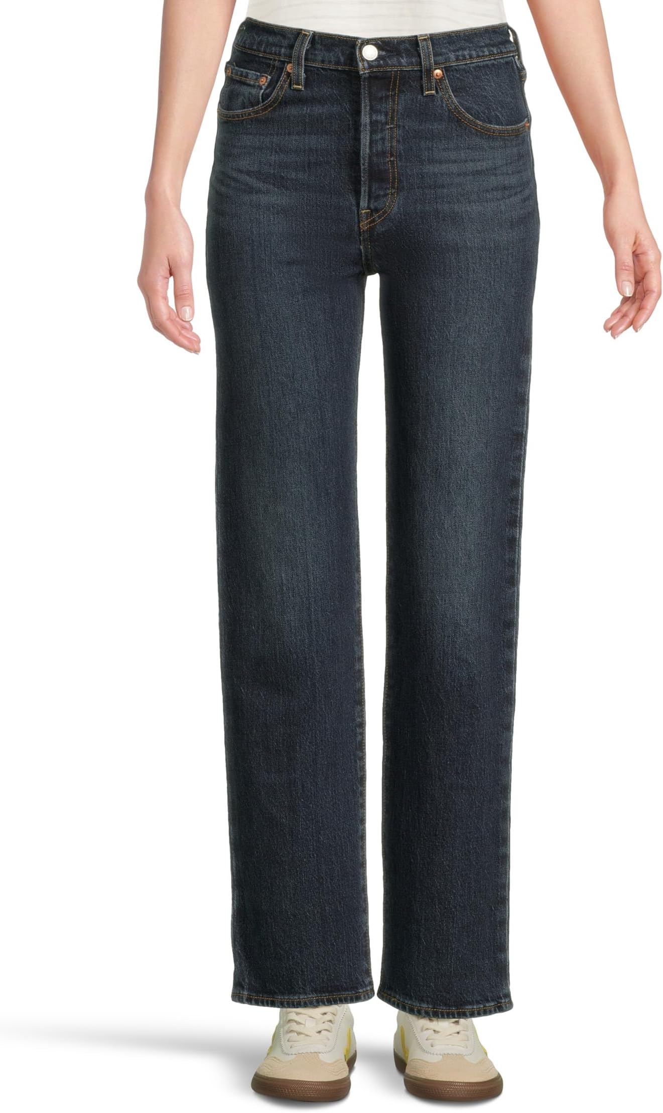 

Джинсы Levi's Premium Ribcage Full Length, цвет Apply Now