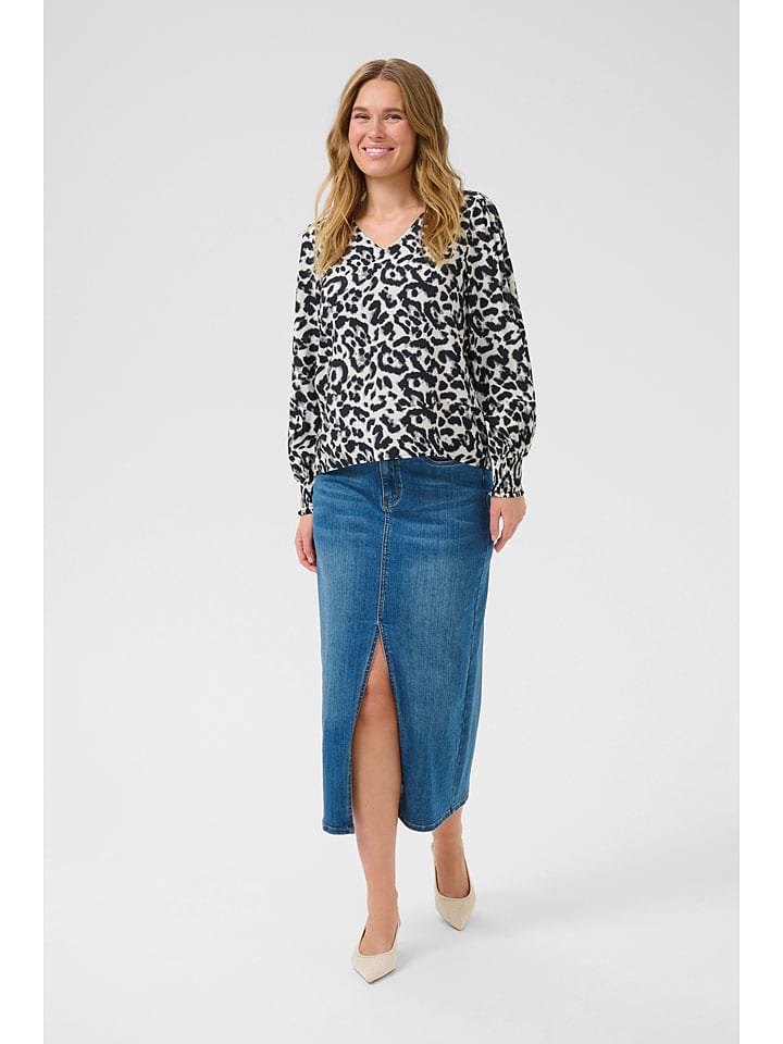 

Блузка Алиса в черно-белом цвете Kaffe