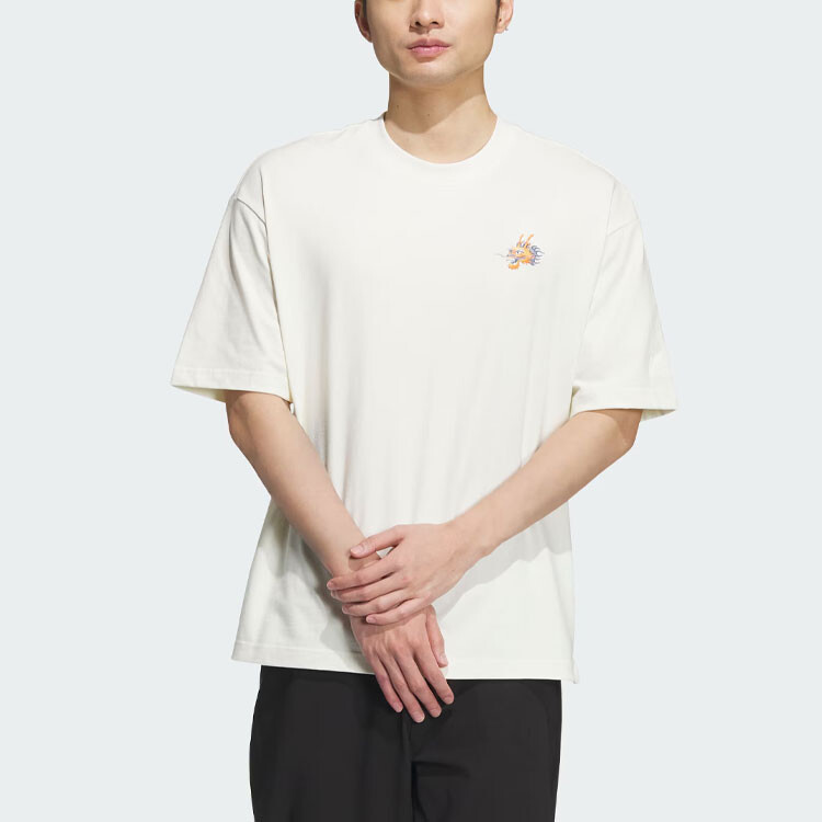 Футболка для мужчин Year Of The Dragon CNY Series Off White Adidas, цвет Jade White — фото 2
