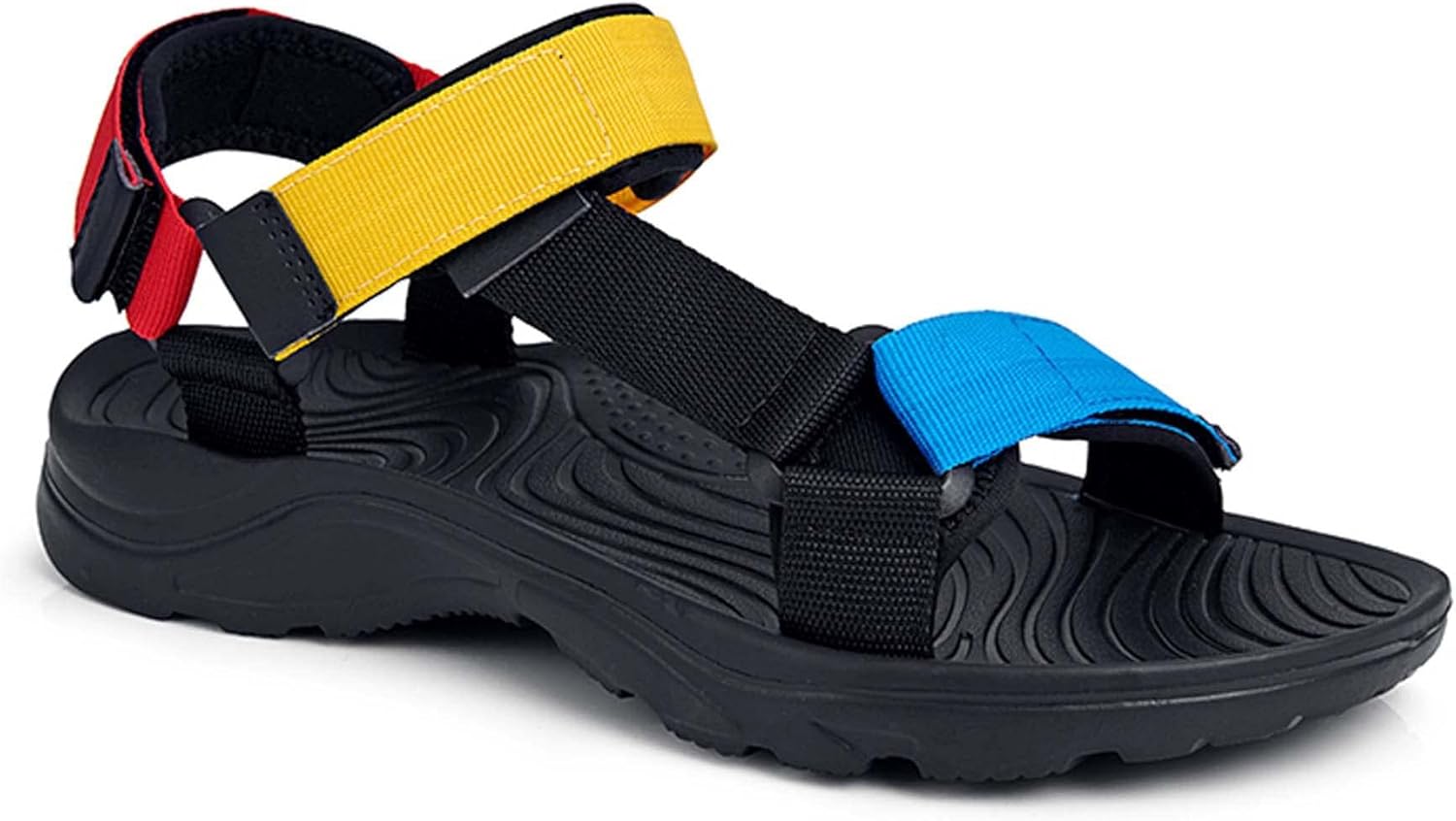 

Мужские модные сандалии, легкие и удобные для прогулок на свежем воздухе, мягкие, стойкие к износу, амортизирующие и противоскользящие Generic, Tricolor