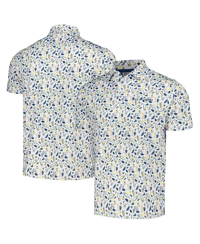 

Мужская белая поло THE PLAYERS Barstool Golf