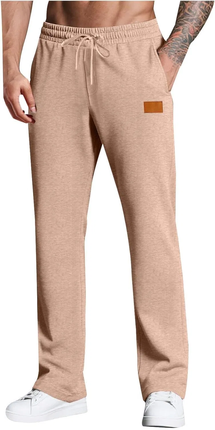 Спортивные брюки мужские с эластичным поясом, Khaki