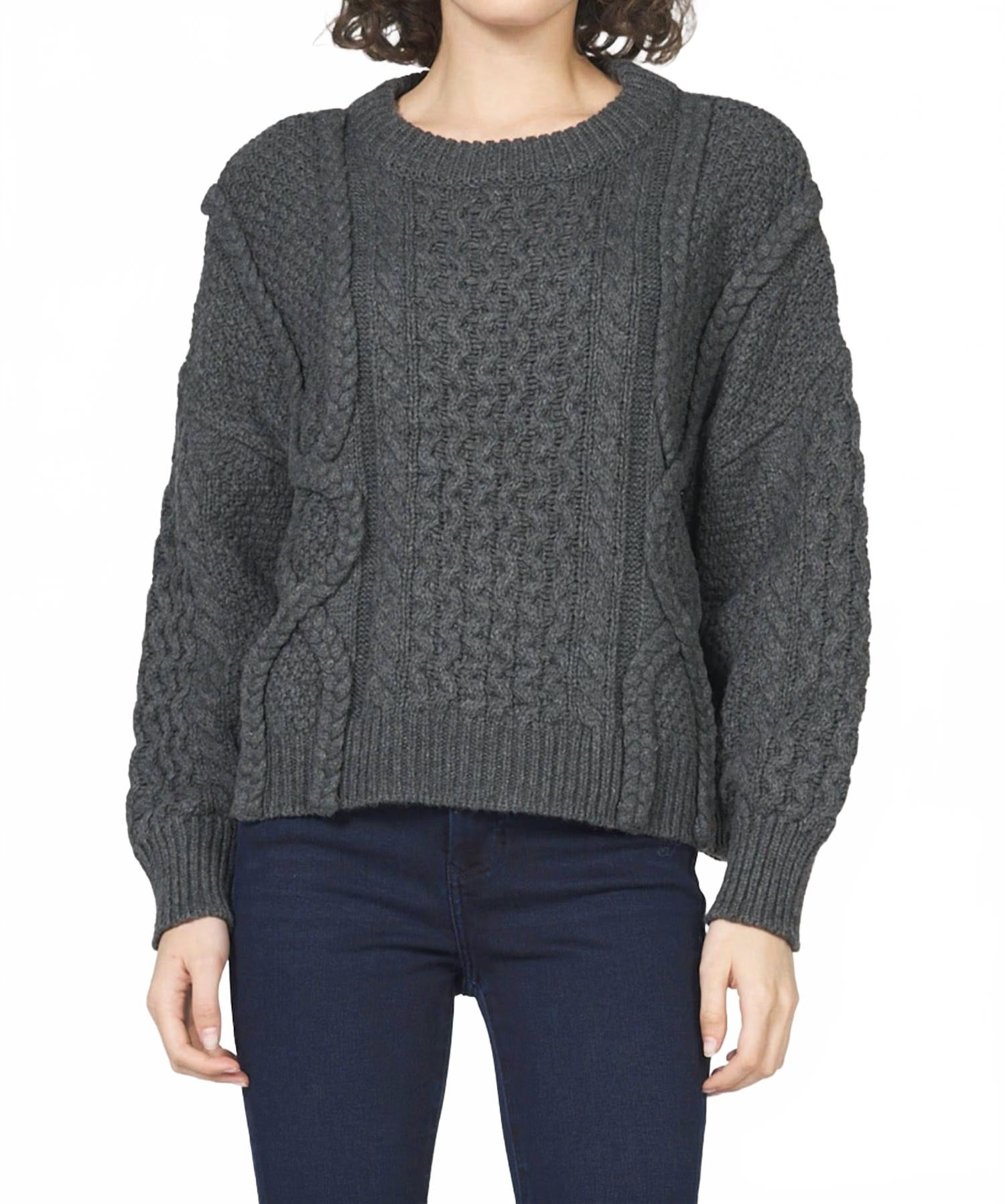 

DEAR JOHN DENIM Свитер Хемингуэя угольно-черного цвета