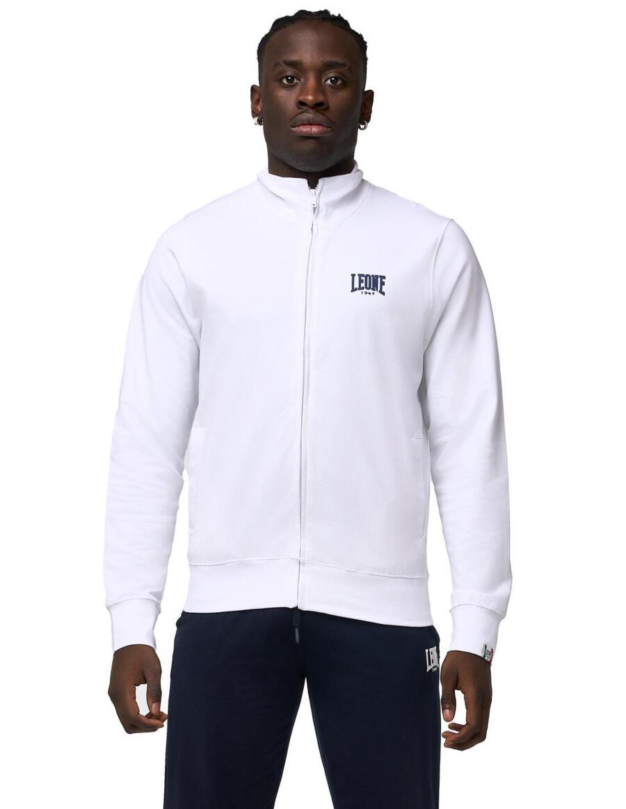 

LEONE 1947 APPAREL Базовая мужская нетолстовка Leone с воротником и молнией