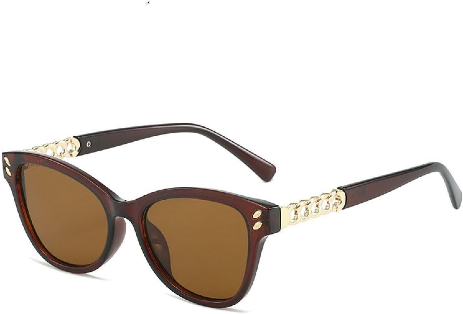 

Солнцезащитные очки с защитой от УФ-излучения UV400 | Большая оправа для женщин | Линзы конфетных цветов для занятий спортом на открытом воздухе и вождения DSVIGF, Brown