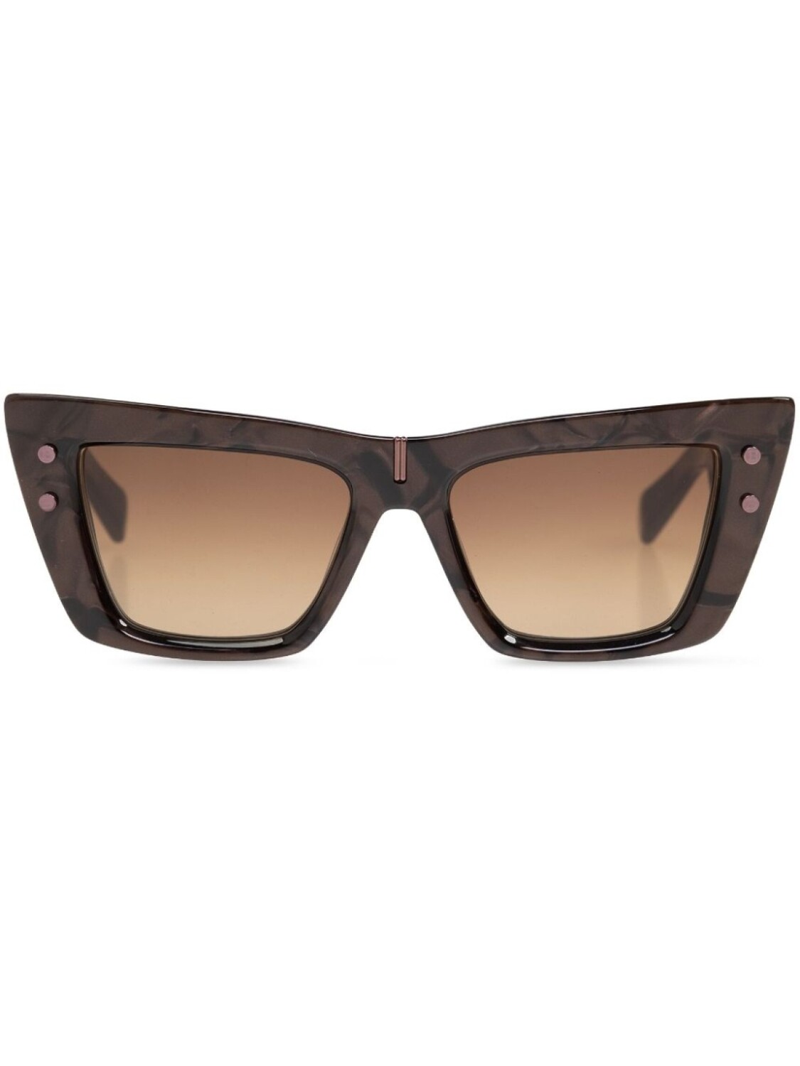 

Balmain Eyewear солнцезащитные очки кошачий глаз B-Eye, коричневый