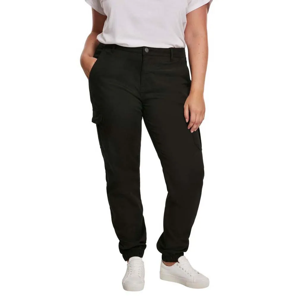 

Брюки карго Urban Classics high waist, черный