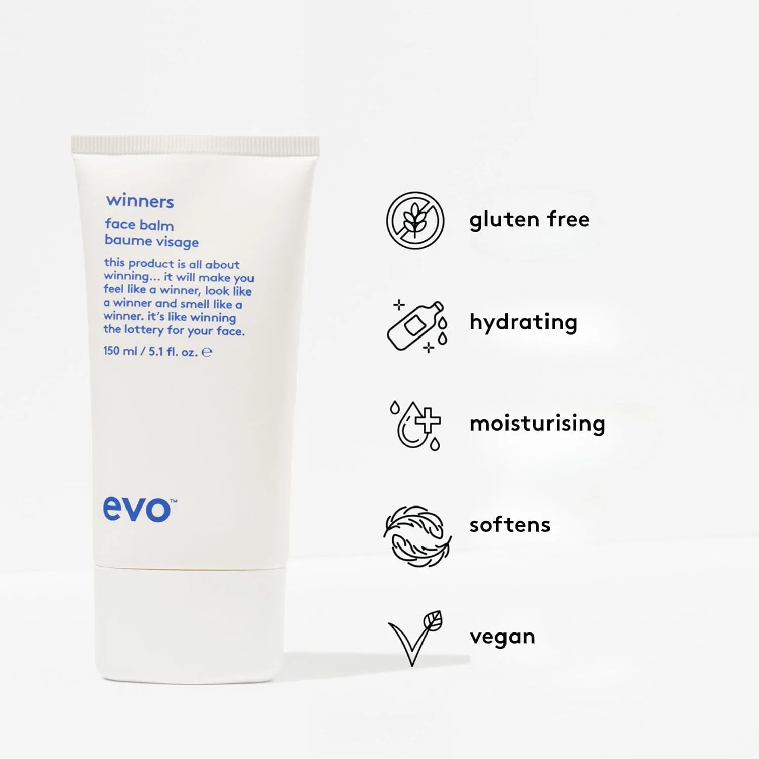Крем для лица evo — Бальзам для лица Winners, обезжиренный увлажняющий для всех типов кожи - успокаивает, 30 мл — фото 4