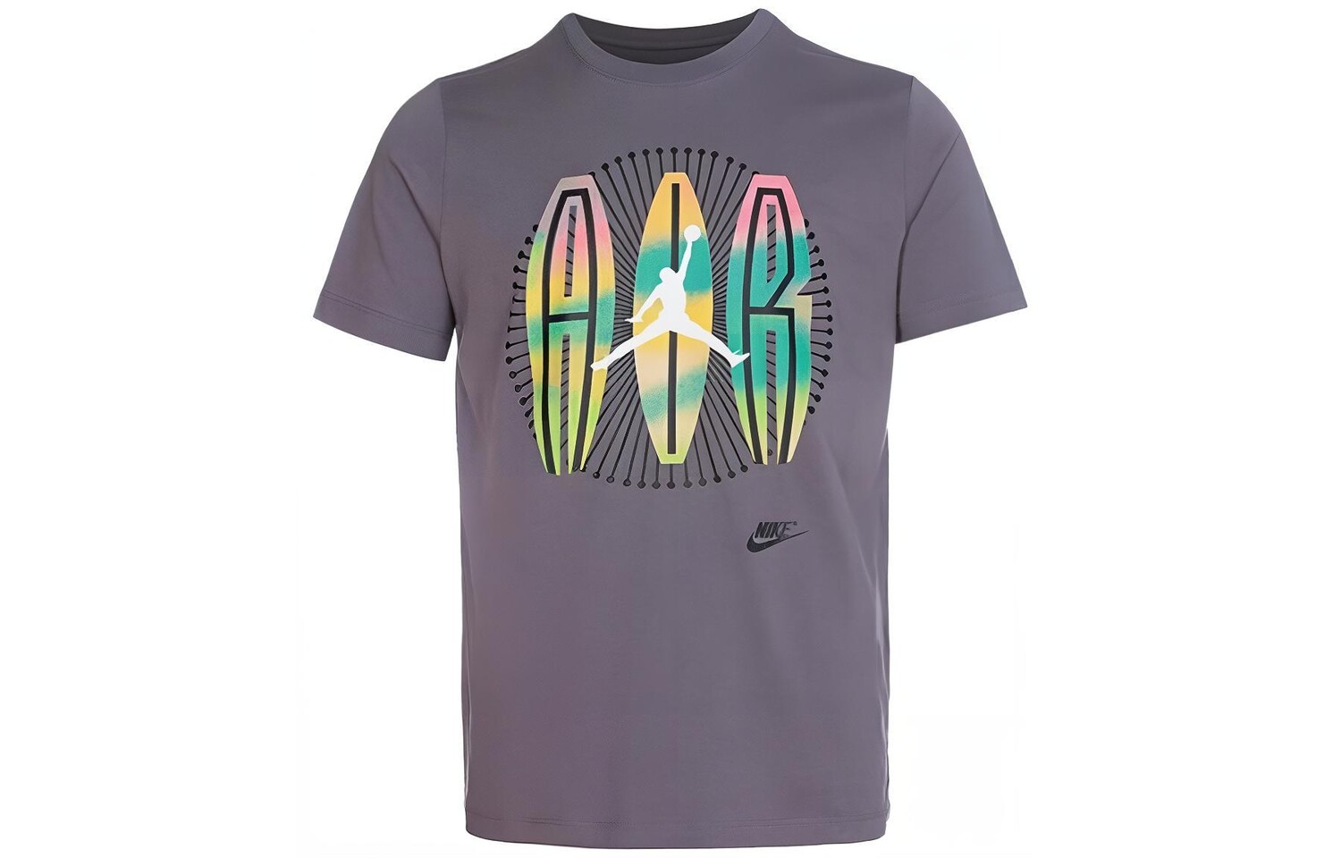 

Футболка мужская темно-серая Nike, темно-серый