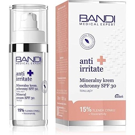 Минеральный солнцезащитный крем SPF 30 Тонизирующий Bandi