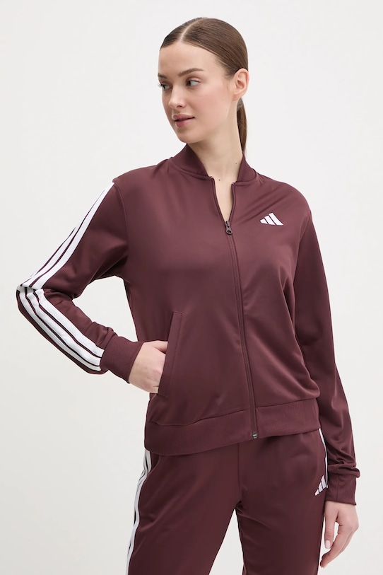 Спортивный костюм essentials Adidas, бордовый — фото 3