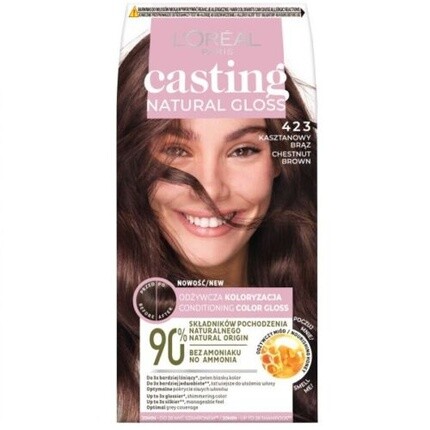 

Краска для волос L'Oreal Casting Natural Gloss 423 Каштано-коричневый Markenlos, Красный, Краска для волос L'Oreal Casting Natural Gloss 423 Каштано-коричневый Markenlos