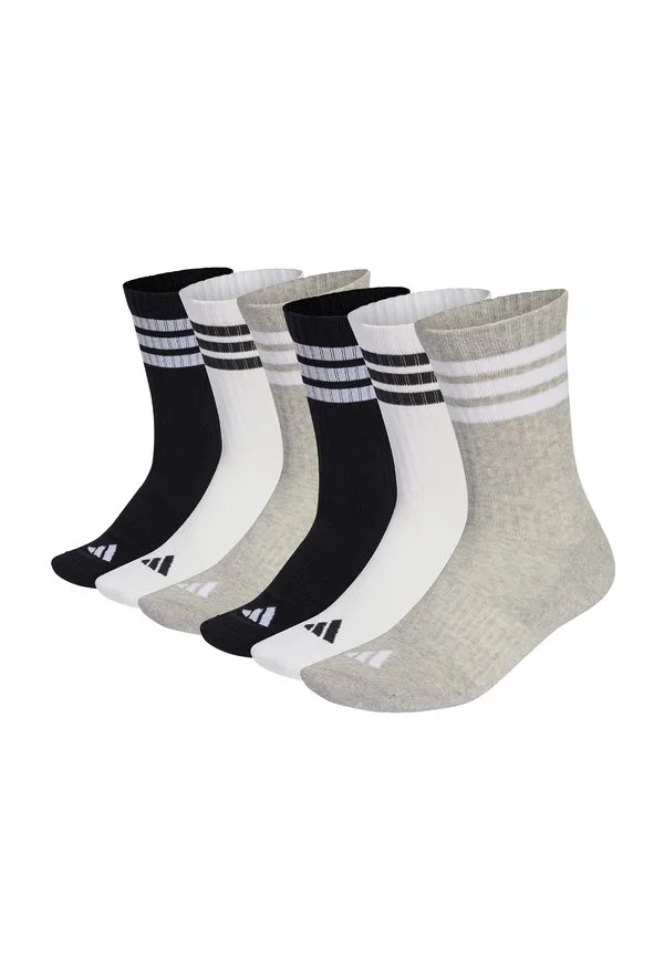 Унисекс спортивные носки с тремя полосками, мягкие, 6 пар. Adidas Performance, Multi