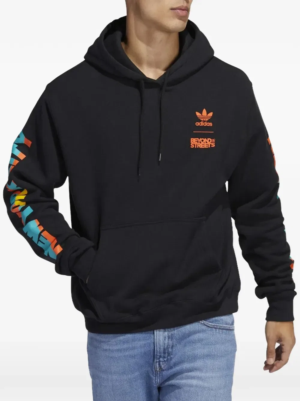 Худи с логотипом X beyond the streets Adidas, черный