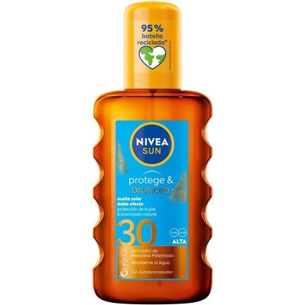 

Nivea Солнцезащитное и активирующее бронзовый загар защитное масло Spf30 200 мл