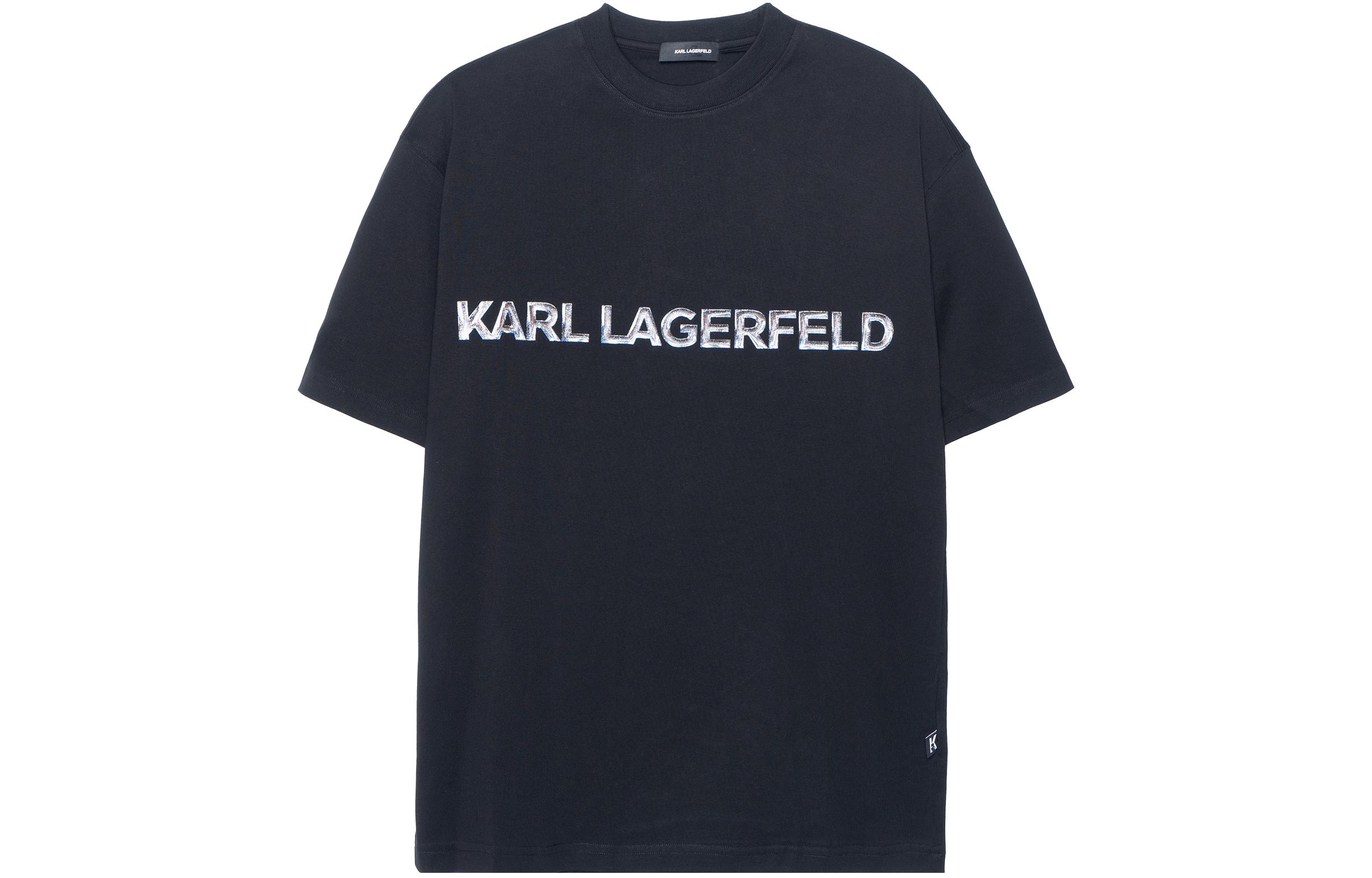 

KARL LAGERFELD / Karl Lagerfeld Jeans Футболка KARL LAGERFELD для мужчин, черная, Черный, KARL LAGERFELD / Karl Lagerfeld Jeans Футболка KARL LAGERFELD для мужчин, черная