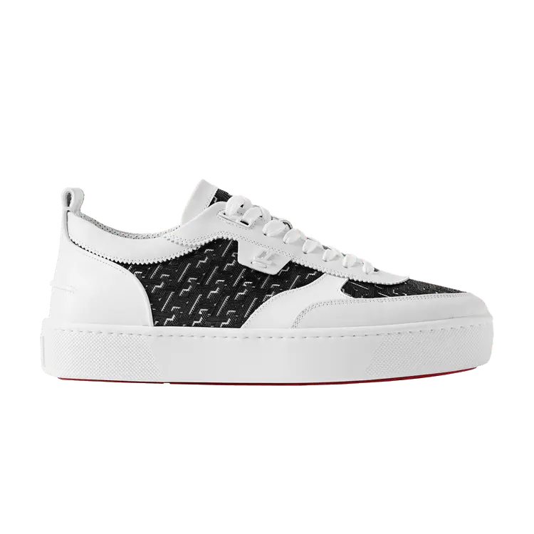 

Кроссовки Christian Louboutin Happyrui Flat 'White Black', белый