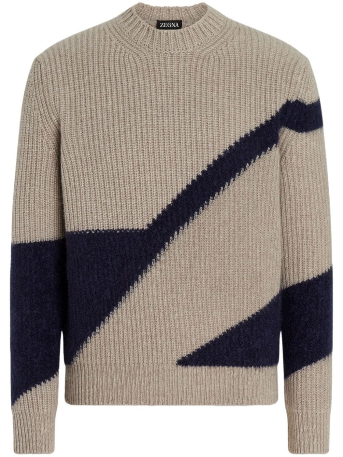

Джемпер в двух тонах Zegna, нейтральный цвет
