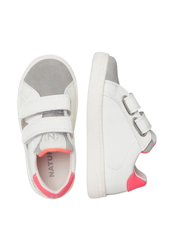 Пинетки Pinn vl baby shoes Naturino, белый/серый/фуксия — фото 3