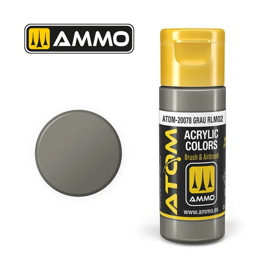 

Грау RLM02, ATOM Acrylic Paints