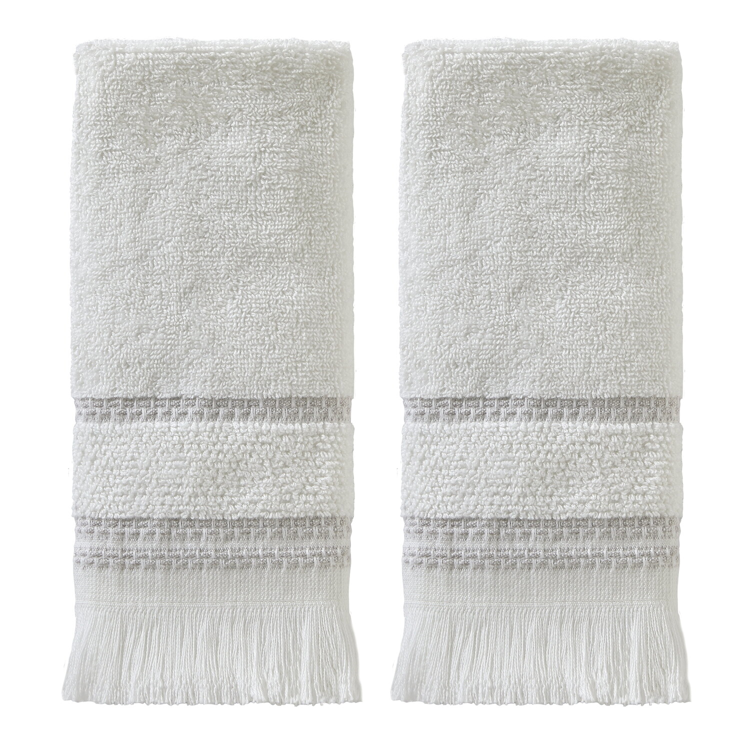 

SKL Home Casual Полотенца для кончиков пальцев (2 шт.), Белый, цвет White