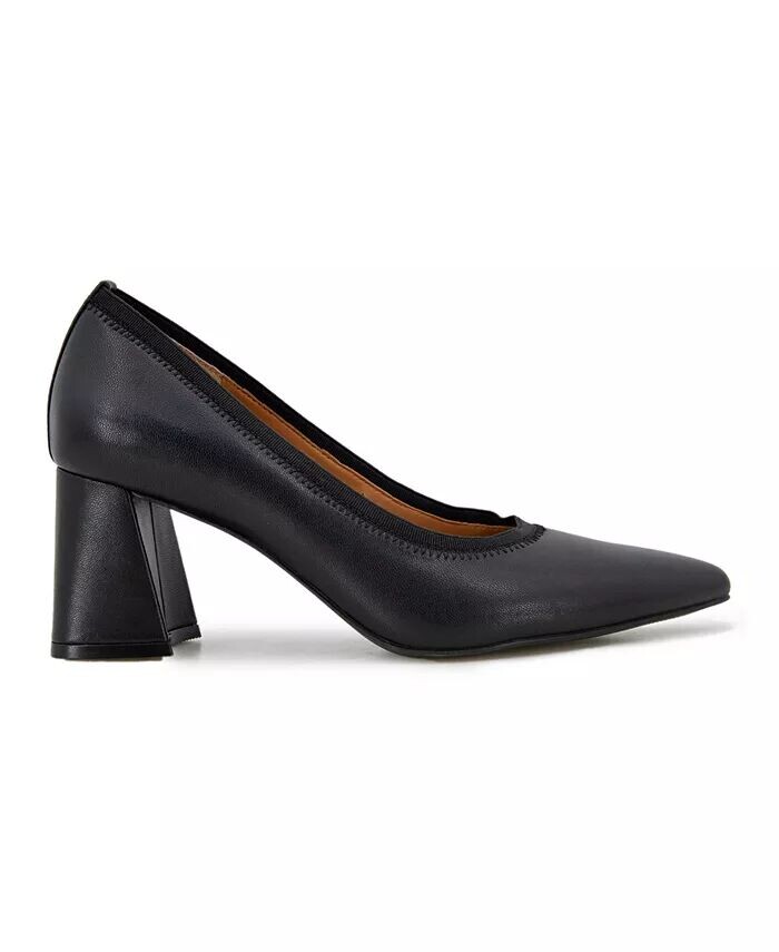 Женские туфли-лодочки Dionne Block Heel с острым носком Gentle Souls, черный — фото 2