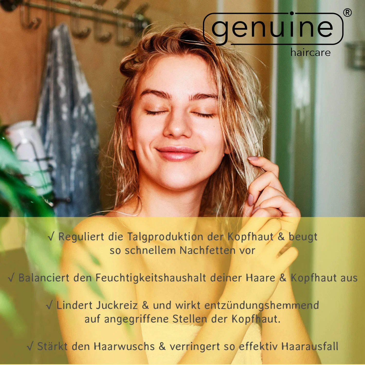 Шампунь Balance Intense для жирной кожи головы и против перхоти Genuine Haircare — фото 3