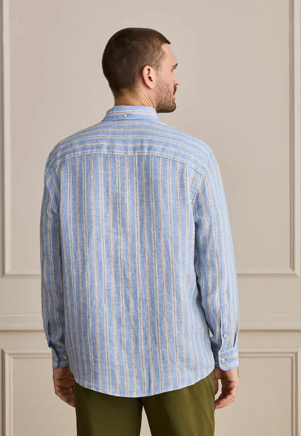Рубашка Next, blue stripe, синяя полоска — фото 2