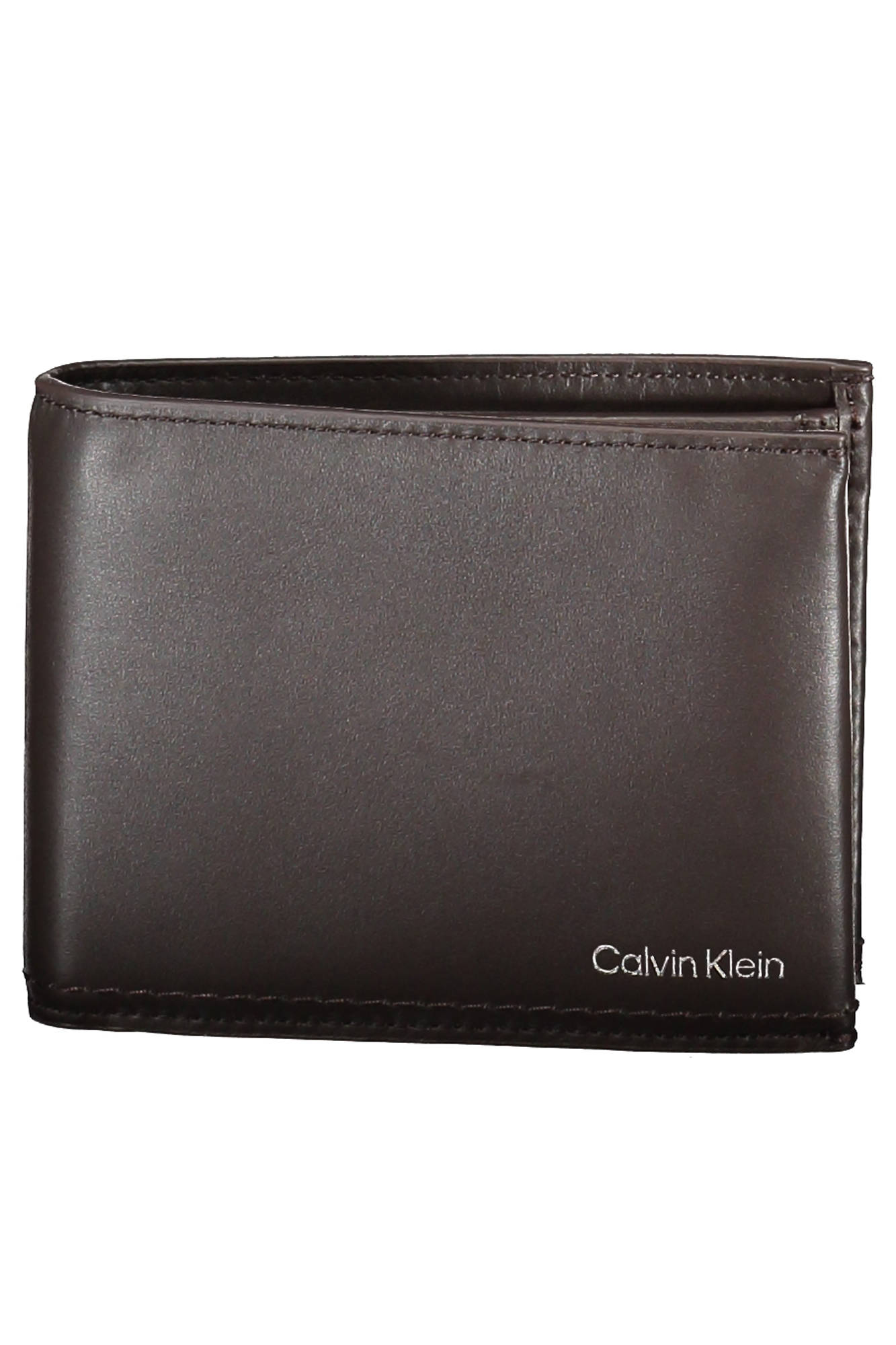 

Мужской кошелек Calvin Klein кожаный с логотипом, коричневый