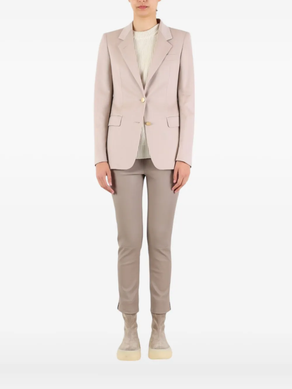 

Однобортный пиджак с золотыми пуговицами TAGLIATORE, нейтральный