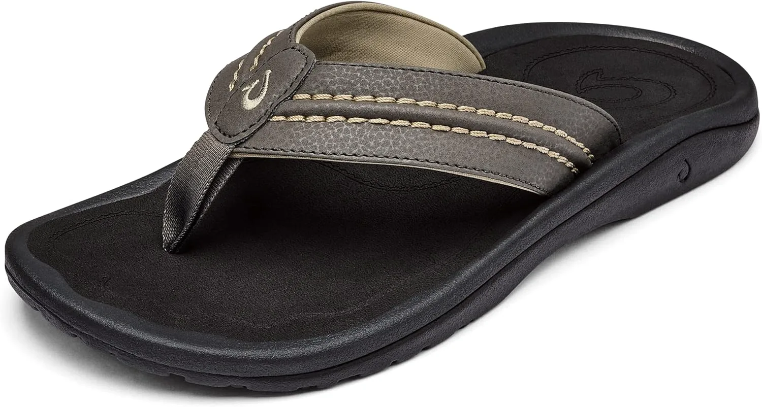 

Мужские пляжные сандалии OLUKAI Hokua, быстросохнущие шлепанцы, водоотталкивающие с резиновой подошвой с хорошим сцеплением на мокрой поверхности, стелька из прессованного материала и мягкая комфортная посадка