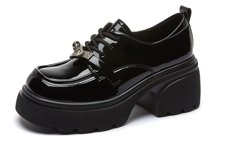 Женские лоферы ZGR черные, Black-23025