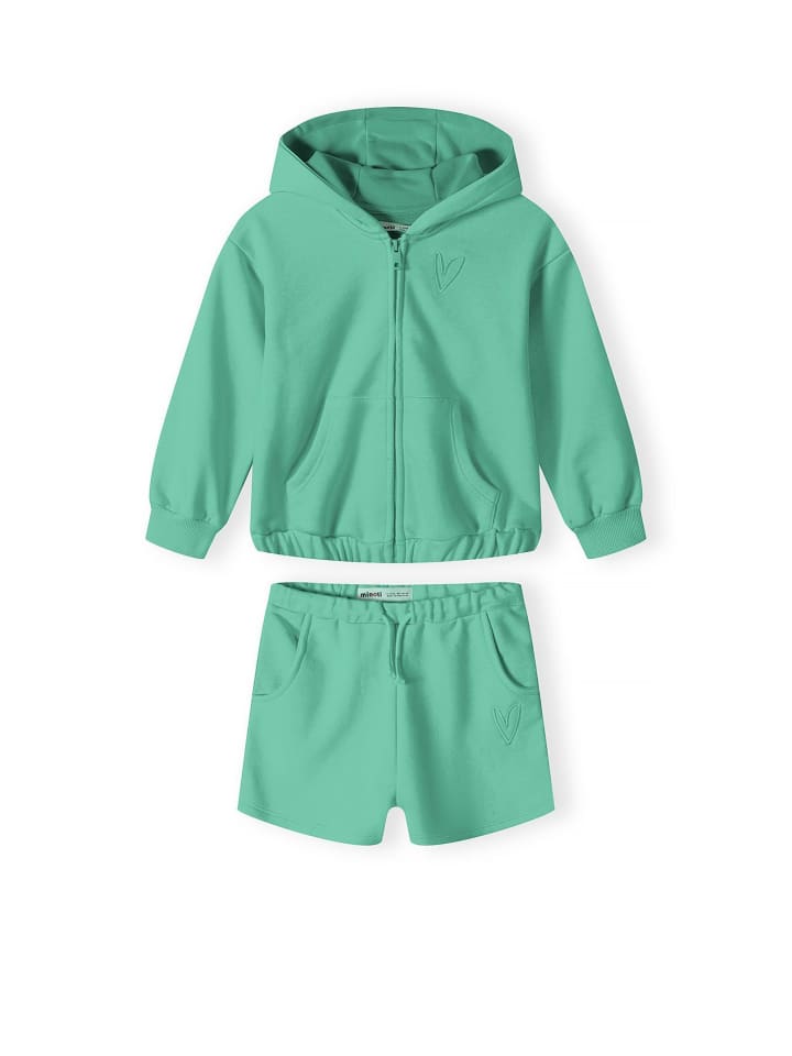 

Худи Minoti 2tlg Set s 18FLEECE 13, зеленый