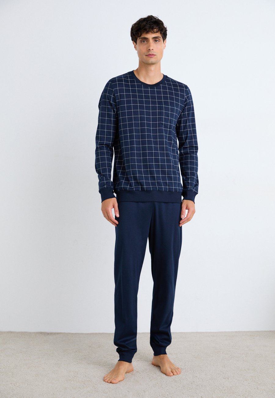 

Пижамный комплект Schiesser SCHLAFANZUG LANG, Nachtblau/Dark Blue