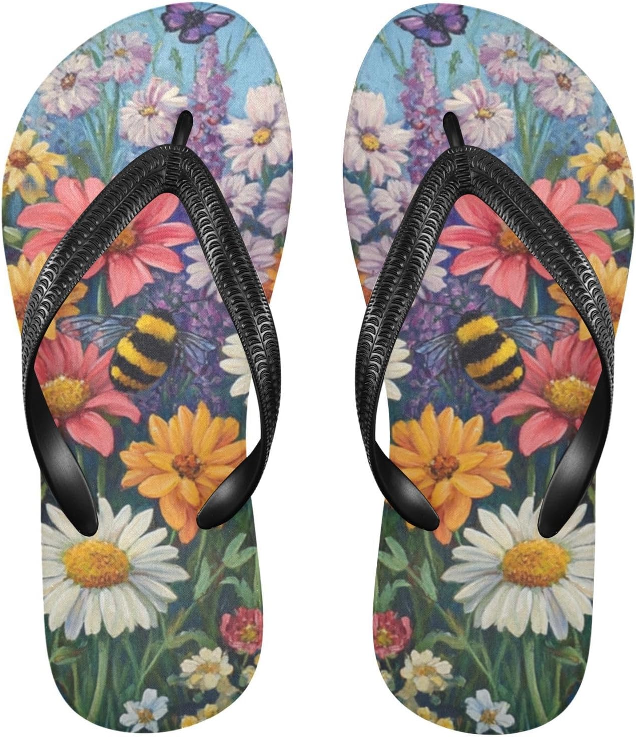 

Женские и мужские вьетнамки MNSRUU винтажные с цветочным узором и цветами вишни, женские сланцы, мужские сандалии, шлепанцы для душа, летние нескользящие пляжные и для бассейна, XXL, Floral I17195