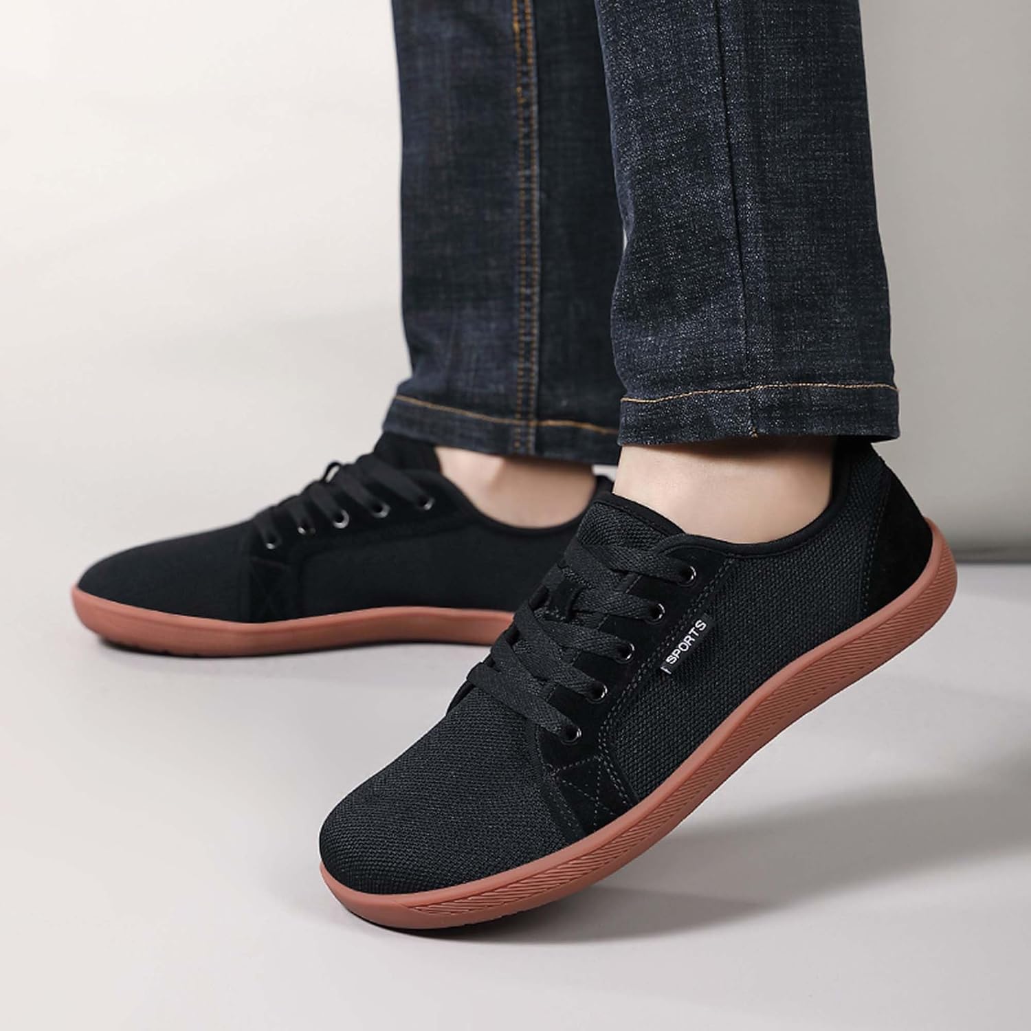 Мужские босоножки Usoway, удобная обувь с широкой передней частью, коричневый — фото 4
