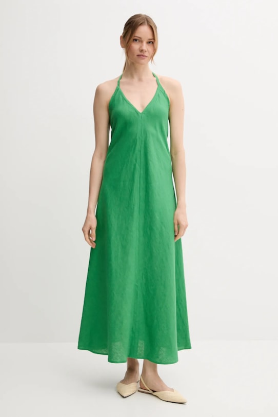 

Льняное платье United Colors Of Benetton, зеленый