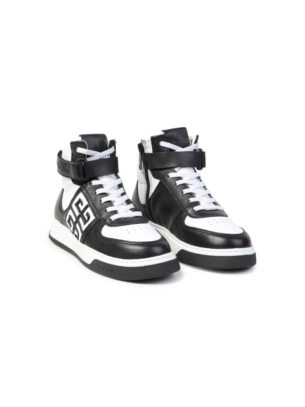 

Высокие кеды с логотипом 4G Givenchy Kids, черный