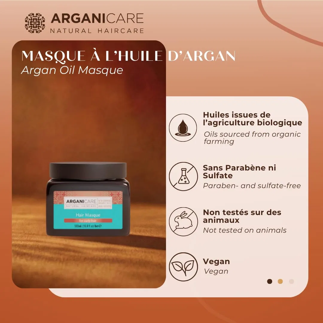 Маска для кудрявых волос «Hair Treatment For Curly Hair» от ArganiCARE Arganicare — фото 2