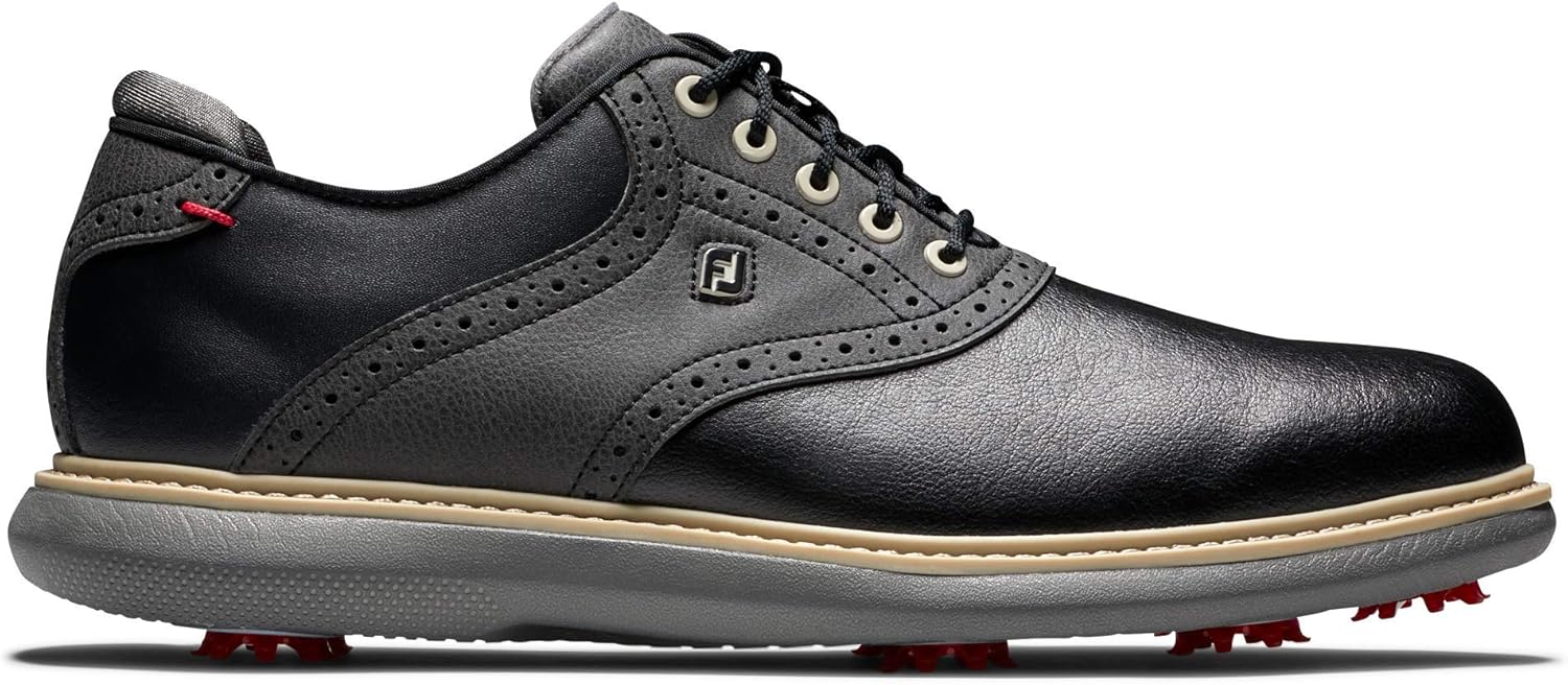Мужские гольф-туфли FootJoy Traditions, черный — фото 2